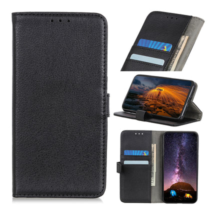 Litchi Skin Magnetic Leather Shell for iPhone 12 Pro/12