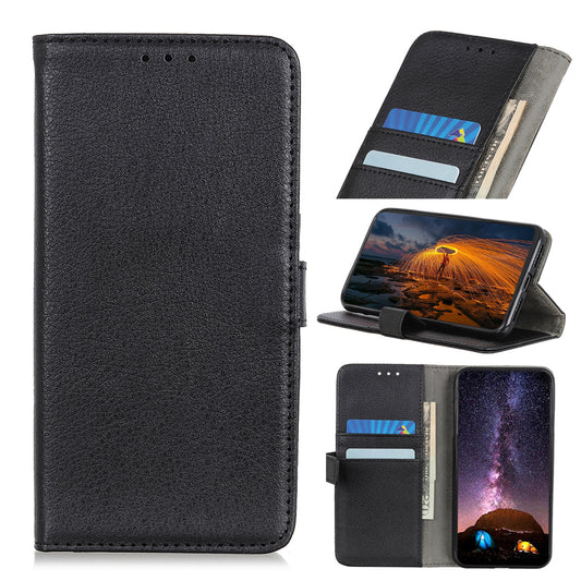 Litchi Skin Magnetic Leather Shell for iPhone 12 Pro/12
