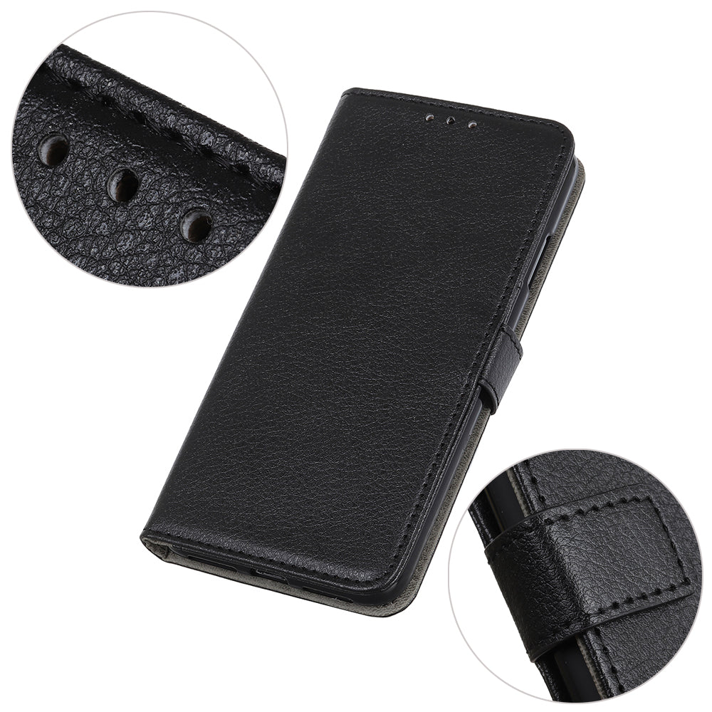 Litchi Skin Magnetic Leather Shell for iPhone 12 Pro/12
