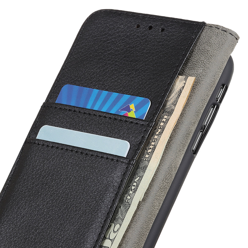Litchi Skin Magnetic Leather Shell for iPhone 12 Pro/12