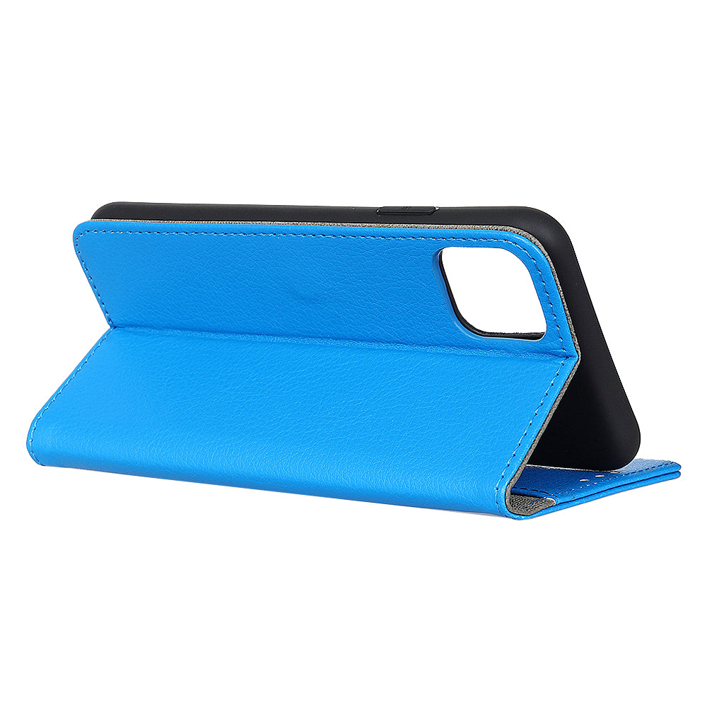 Litchi Skin Magnetic Leather Shell for iPhone 12 Pro/12