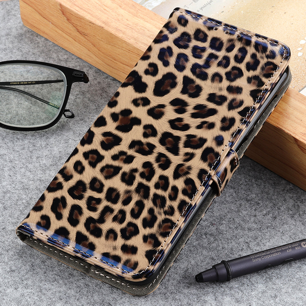 Leopard Texture Leather Wallet Stand Case for iPhone 12 Pro/12