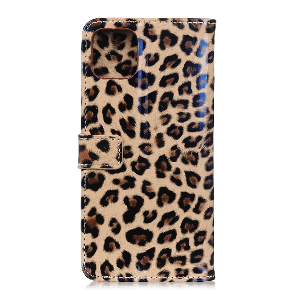 Leopard Texture Leather Wallet Stand Case for iPhone 12 Pro/12