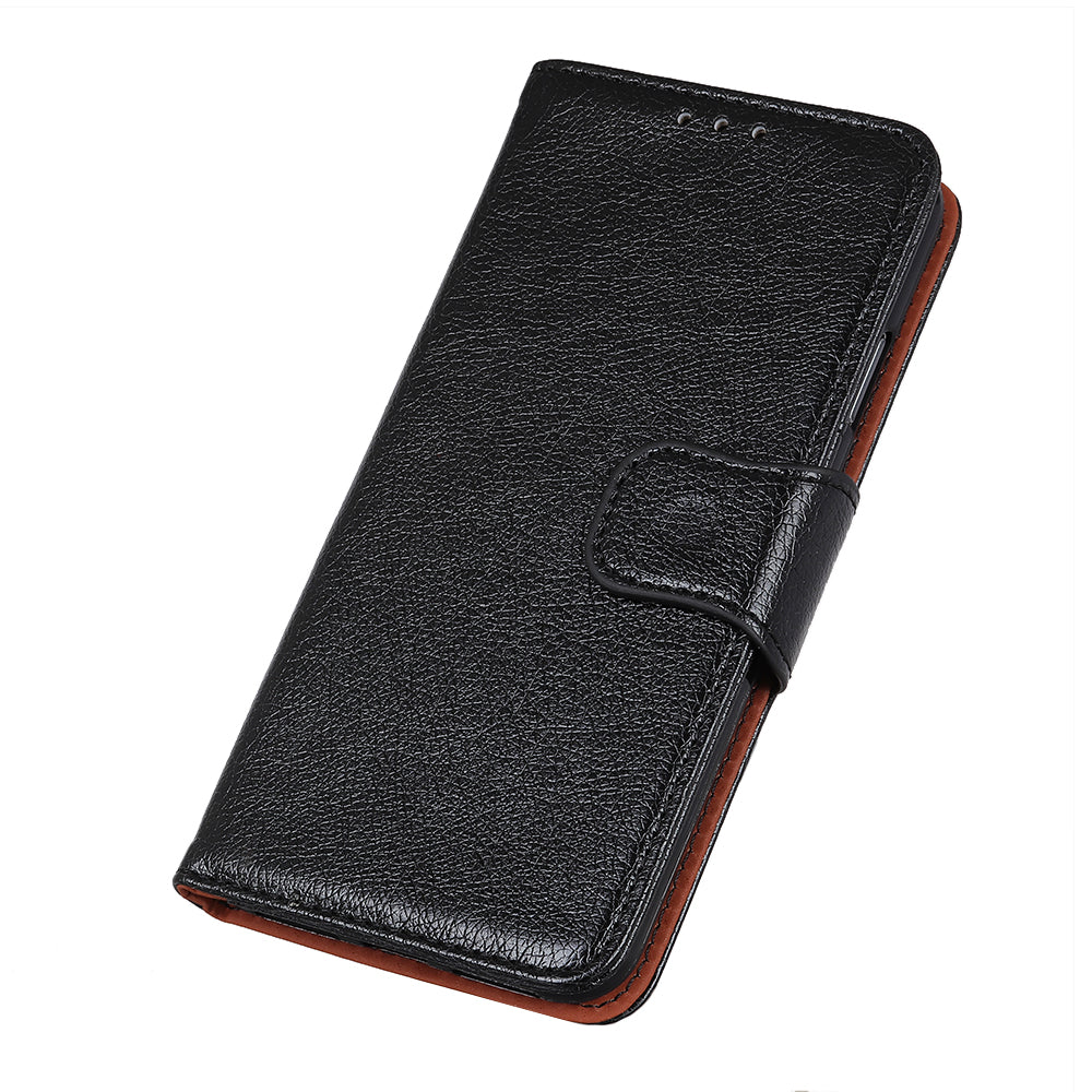 Nappa Texture Split Leather Wallet Phone Casing for iPhone 12 Pro/12