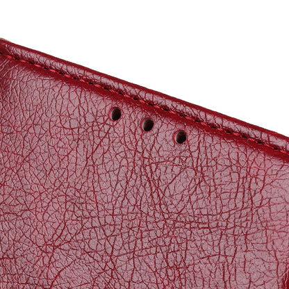 Nappa Texture Split Leather Wallet Phone Casing for iPhone 12 Pro/12