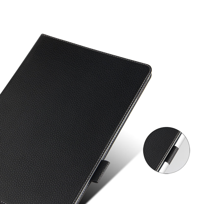 Top Layer Cowhide Leather Stand Shell Case for iPad 10.2 (2021)/(2020)/(2019)