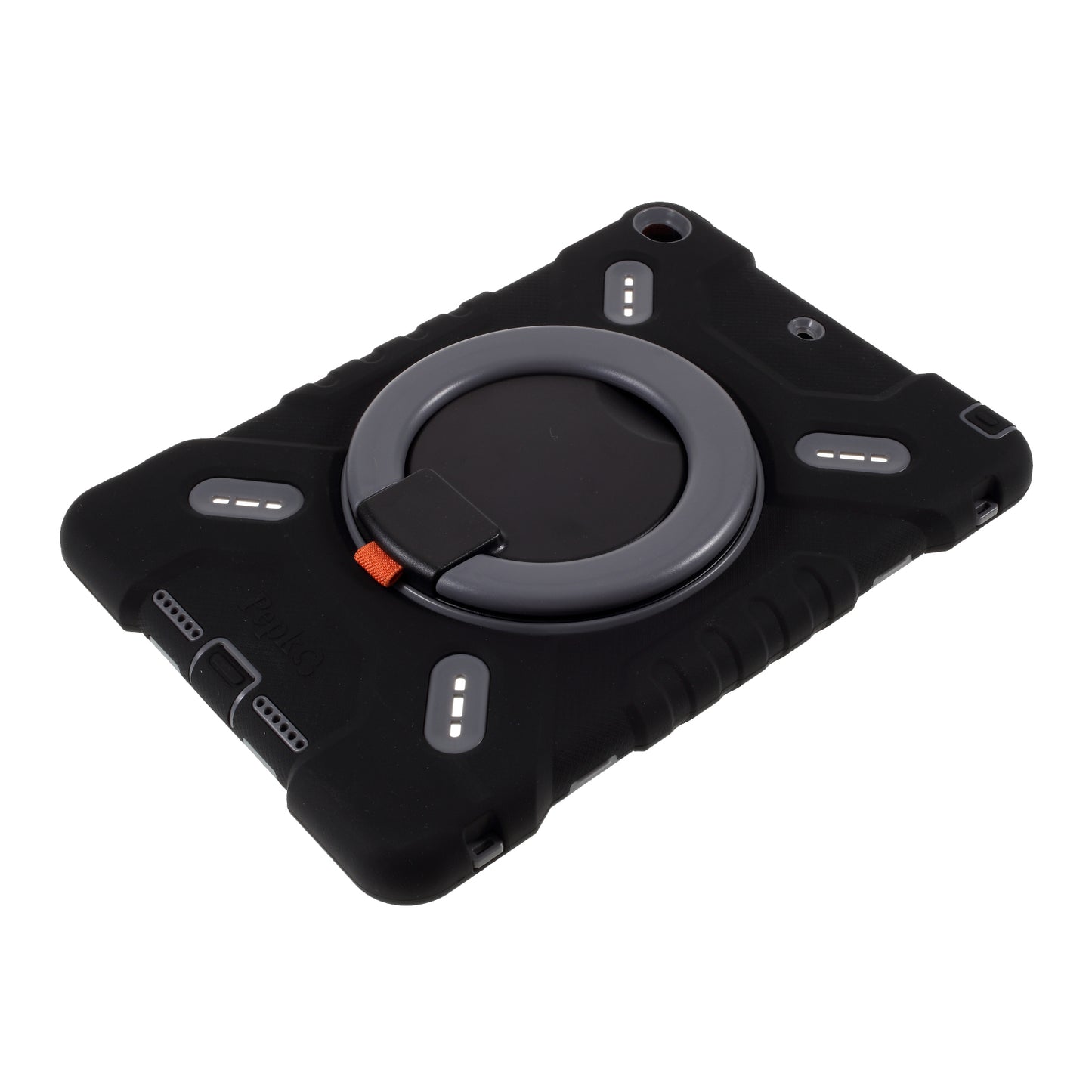 PEPKOO Shock-proof Silicone Plastic Kid Dual Protective Case with Kickstand for iPad 10.2 (2021)(2020)/(2019)/Air 10.5 inch (2019)