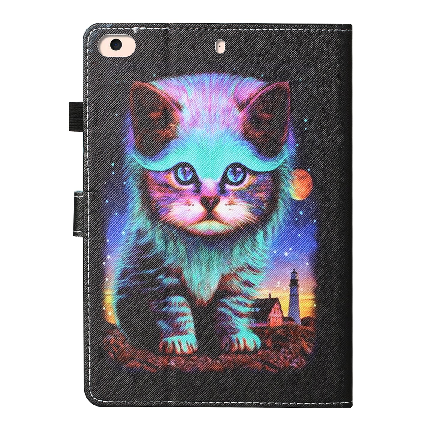 Pattern Printing Card Slots Stand Flip Leather Case for iPad Mini/Mini 2/Mini 3/Mini 4/Mini (2019) 7.9 inch