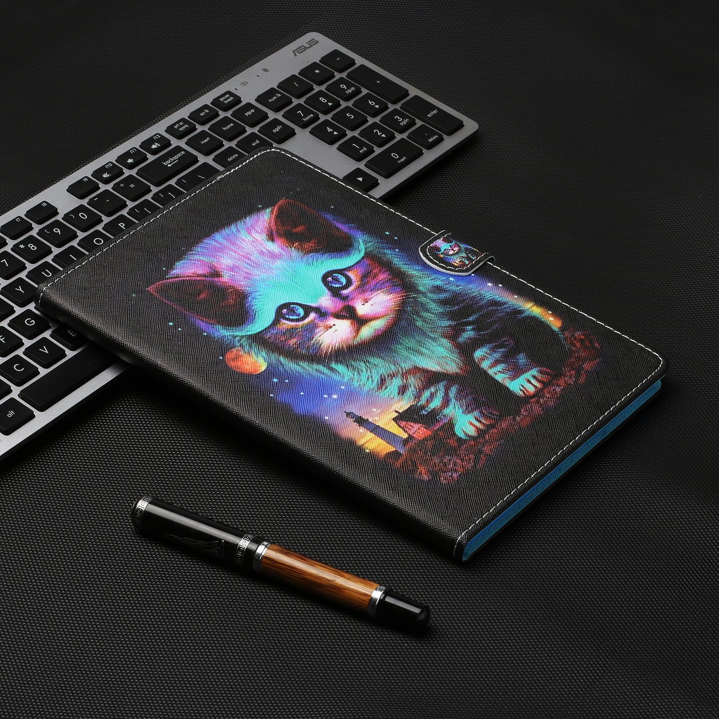 Pattern Printing Card Slots Stand Flip Leather Case for iPad Mini/Mini 2/Mini 3/Mini 4/Mini (2019) 7.9 inch