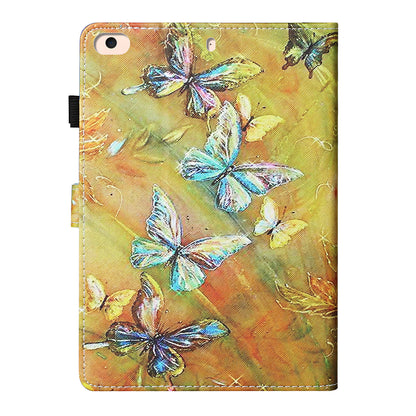 Pattern Printing Card Slots Stand Flip Leather Case for iPad Mini/Mini 2/Mini 3/Mini 4/Mini (2019) 7.9 inch