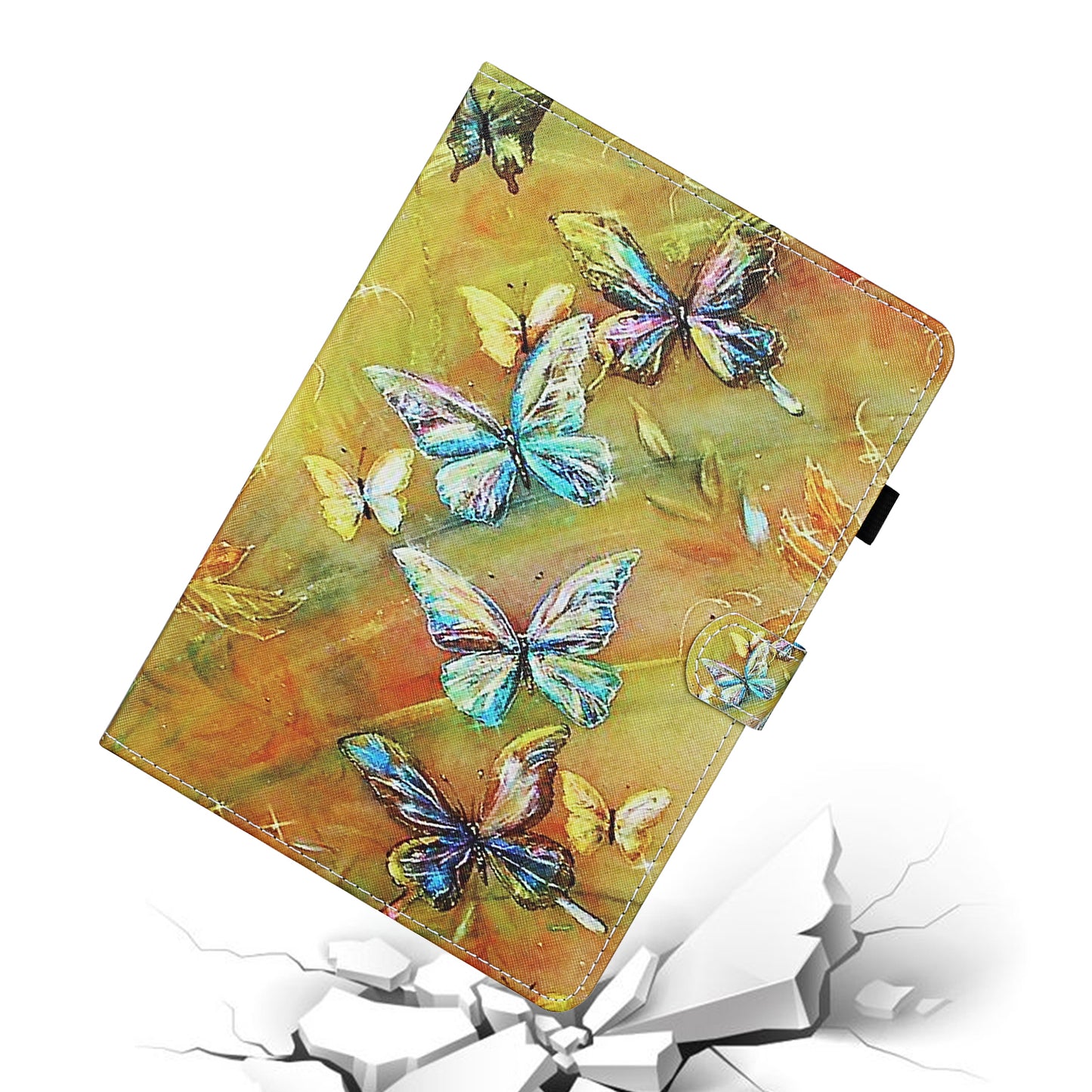 Pattern Printing Card Slots Stand Flip Leather Case for iPad Mini/Mini 2/Mini 3/Mini 4/Mini (2019) 7.9 inch