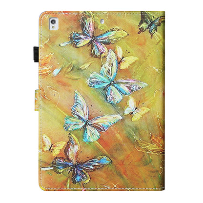 Pattern Printing Card Slots Stand Flip Leather Cover for iPad 10.2 (2021)/(2020)/(2019)/Air 10.5 inch (2019)/Pro 10.5-inch (2017)