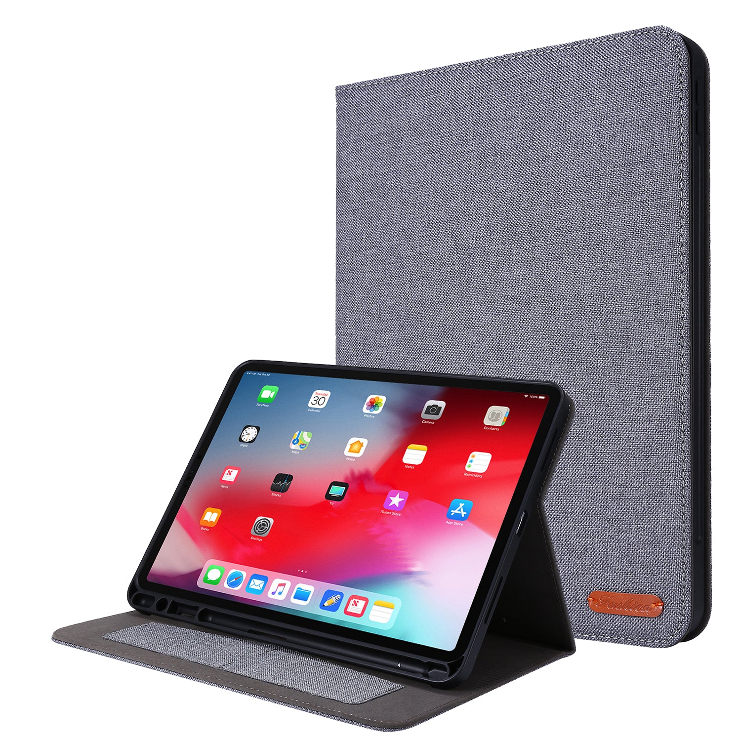 Cloth Texture Card Slots Stand Leather Cover for iPad Pro 11-inch (2020)/(2018)