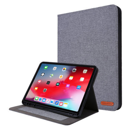 Cloth Texture Card Slots Stand Leather Cover for iPad Pro 11-inch (2020)/(2018)