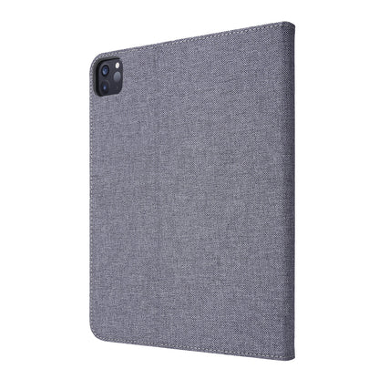 Cloth Texture Card Slots Stand Leather Cover for iPad Pro 11-inch (2020)/(2018)