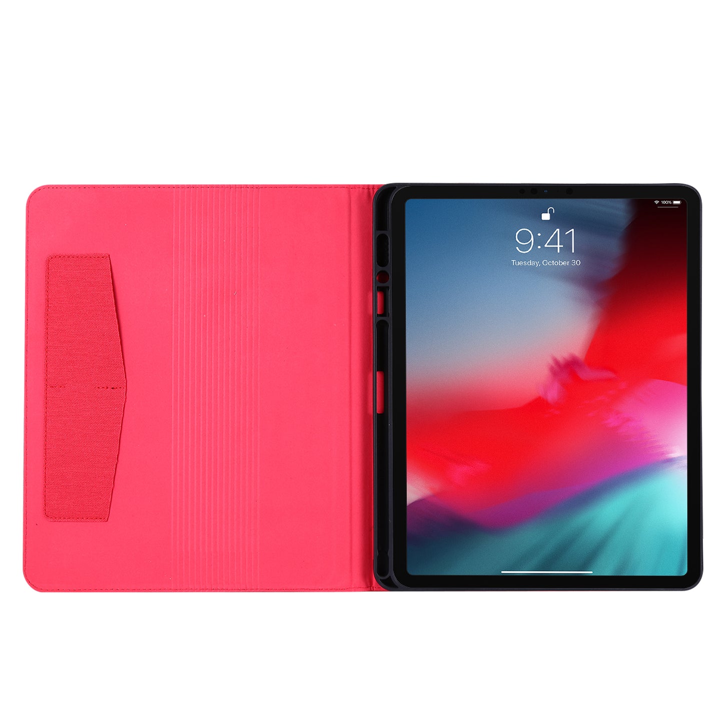 Cloth Texture Card Slots Stand Leather Cover for iPad Pro 12.9-inch (2020)/(2018)