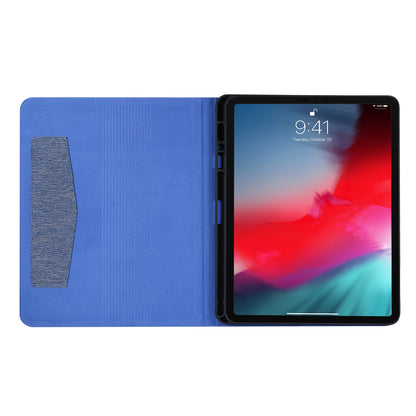 Cloth Texture Card Slots Stand Leather Cover for iPad Pro 12.9-inch (2020)/(2018)