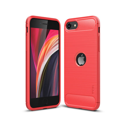 MOFI Carbon Fiber Texture Brushed TPU Case for iPhone SE (2020)/SE (2022)/8/7