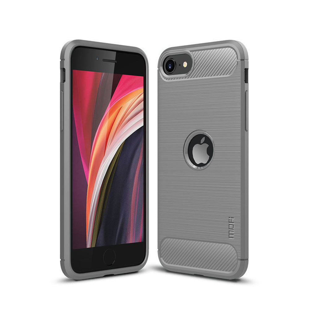 MOFI Carbon Fiber Texture Brushed TPU Case for iPhone SE (2020)/SE (2022)/8/7