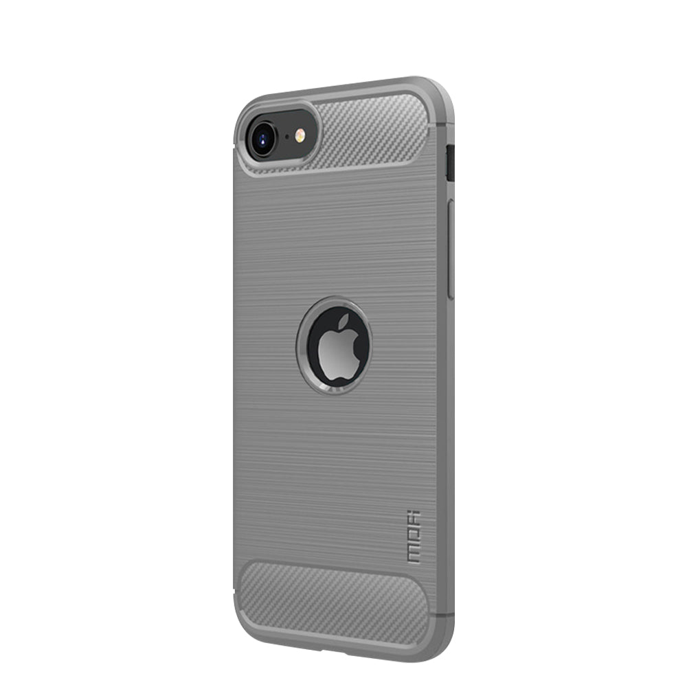 MOFI Carbon Fiber Texture Brushed TPU Case for iPhone SE (2020)/SE (2022)/8/7