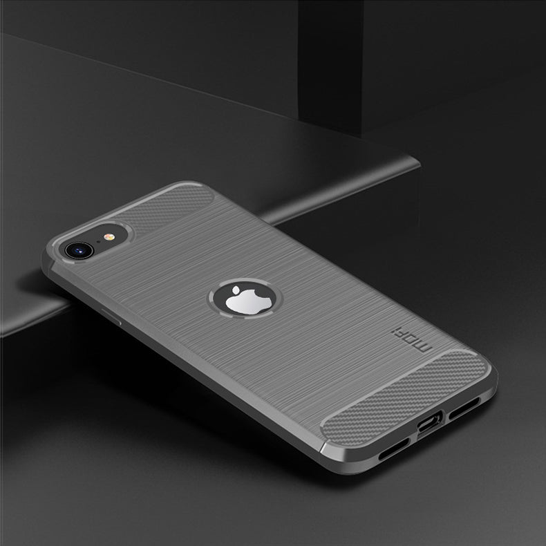 MOFI Carbon Fiber Texture Brushed TPU Case for iPhone SE (2020)/SE (2022)/8/7