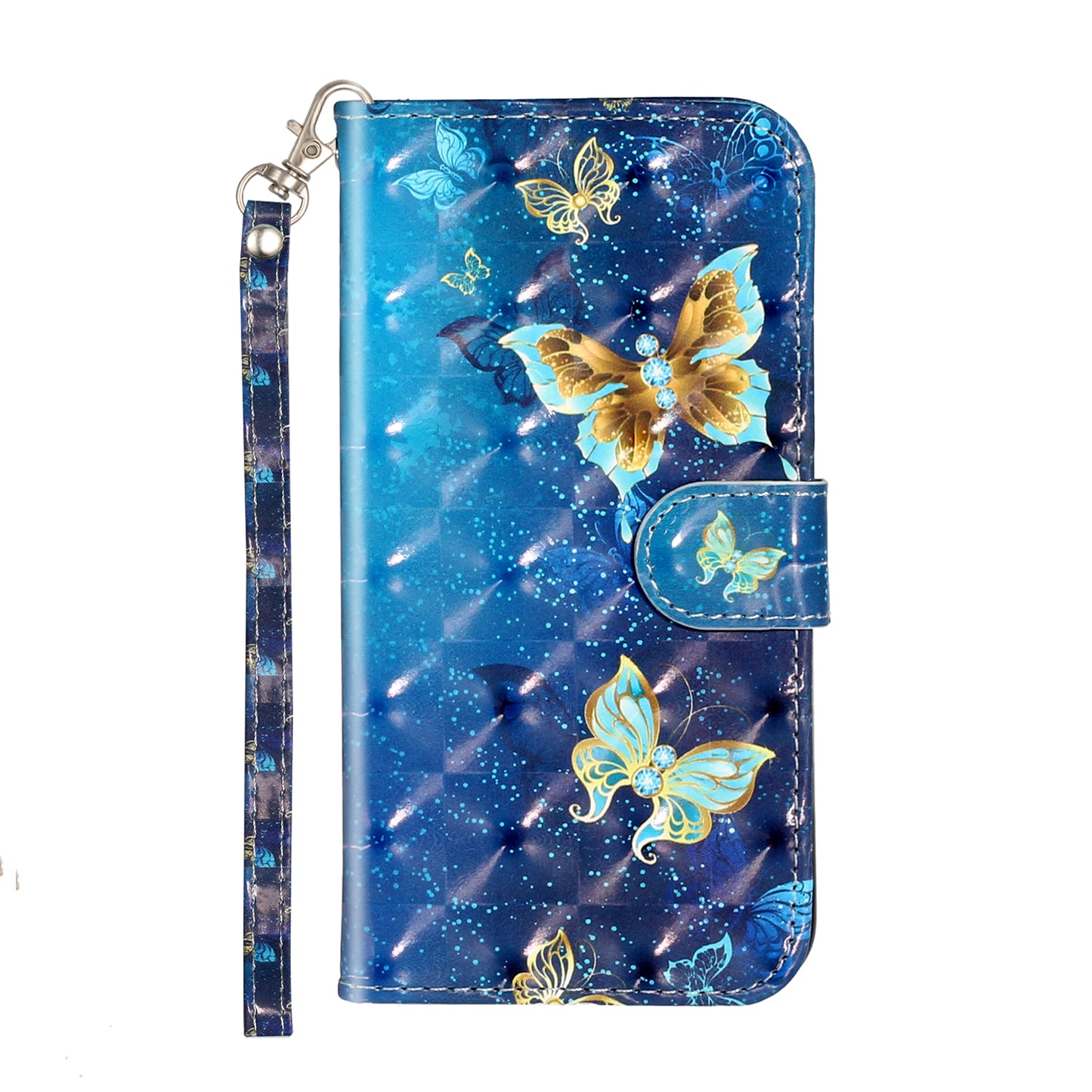 Light Spot Decor Patterned Embossed Leather Wallet Case for Apple iPhone 11 Pro Max 6.5 inch