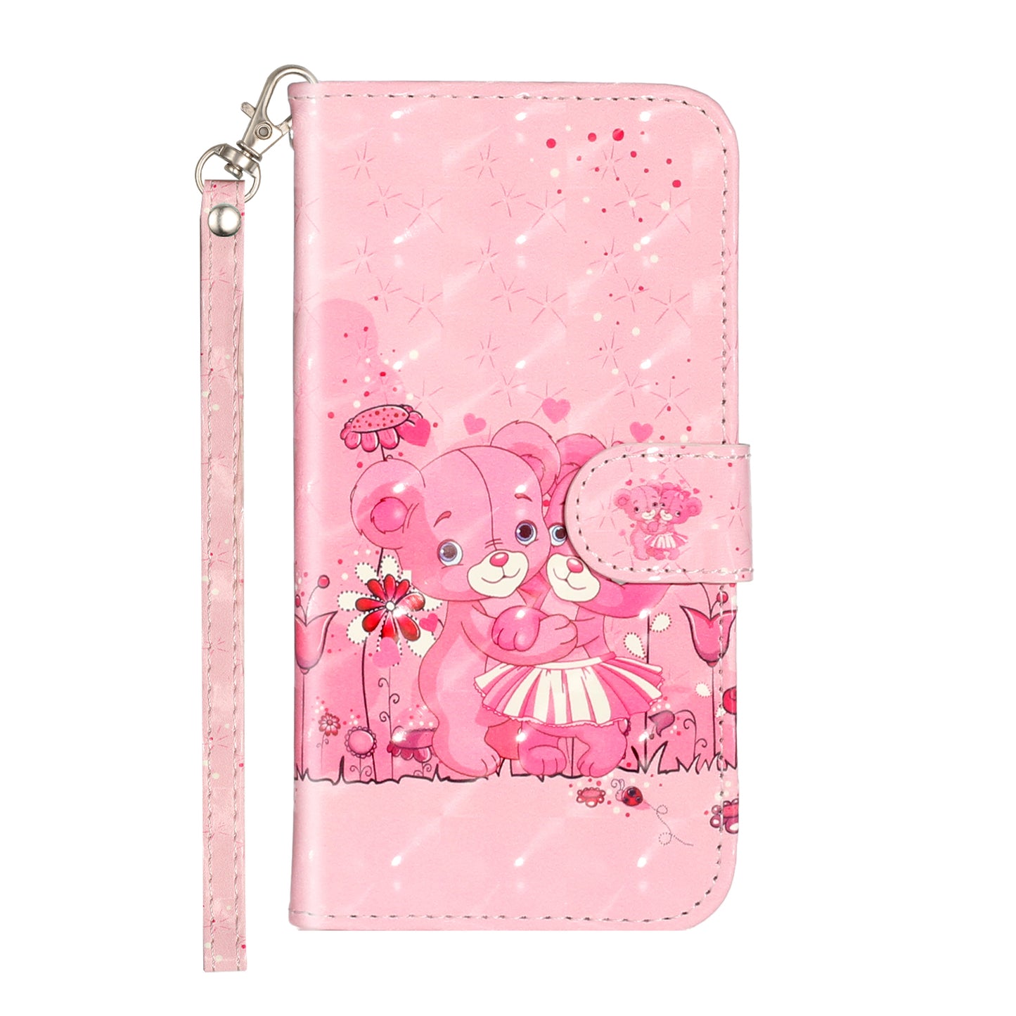 Light Spot Decor Patterned Embossed Leather Wallet Case for Apple iPhone 11 Pro Max 6.5 inch