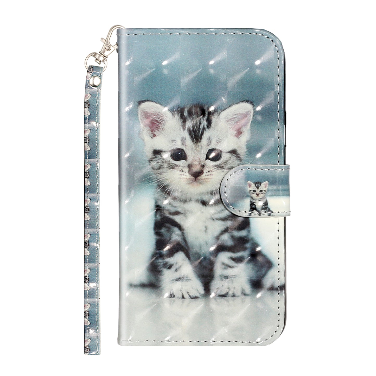 Light Spot Decor Patterned Embossed Leather Wallet Case for Apple iPhone 11 Pro Max 6.5 inch