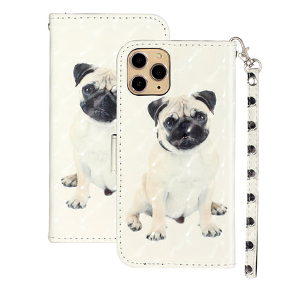 Light Spot Decor Patterned Embossed Leather Wallet Case for Apple iPhone 11 Pro Max 6.5 inch