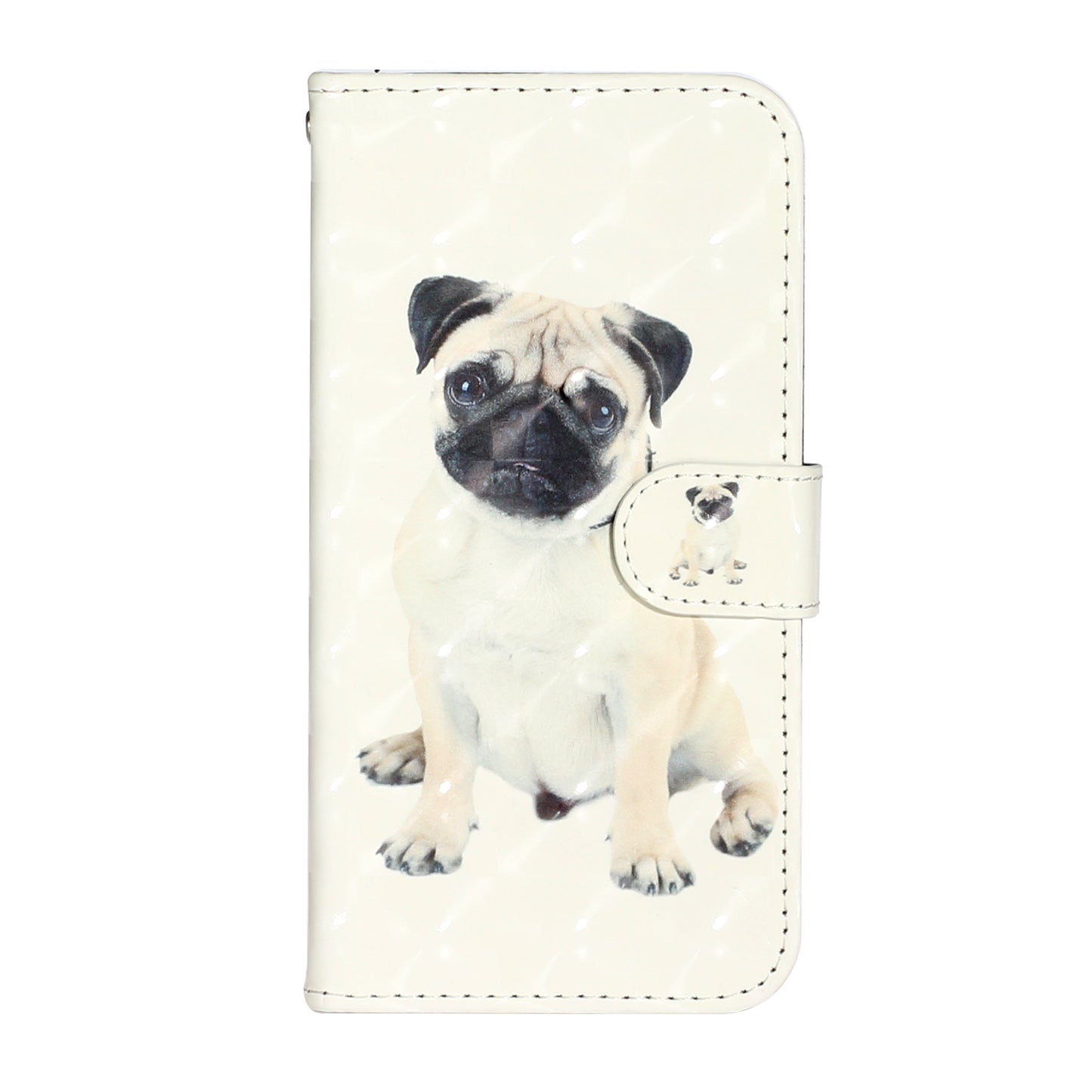Light Spot Decor Patterned Embossed Leather Wallet Case for Apple iPhone 11 Pro Max 6.5 inch