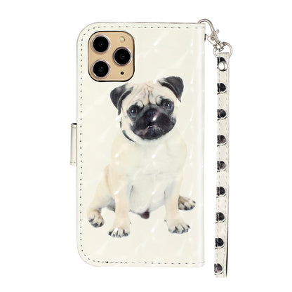 Light Spot Decor Patterned Embossed Leather Wallet Case for Apple iPhone 11 Pro Max 6.5 inch