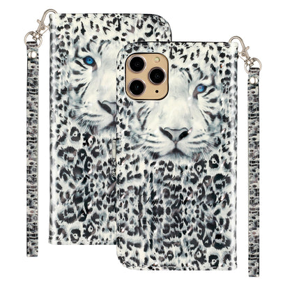 Light Spot Decor Patterned Embossed Leather Wallet Case for Apple iPhone 11 Pro Max 6.5 inch