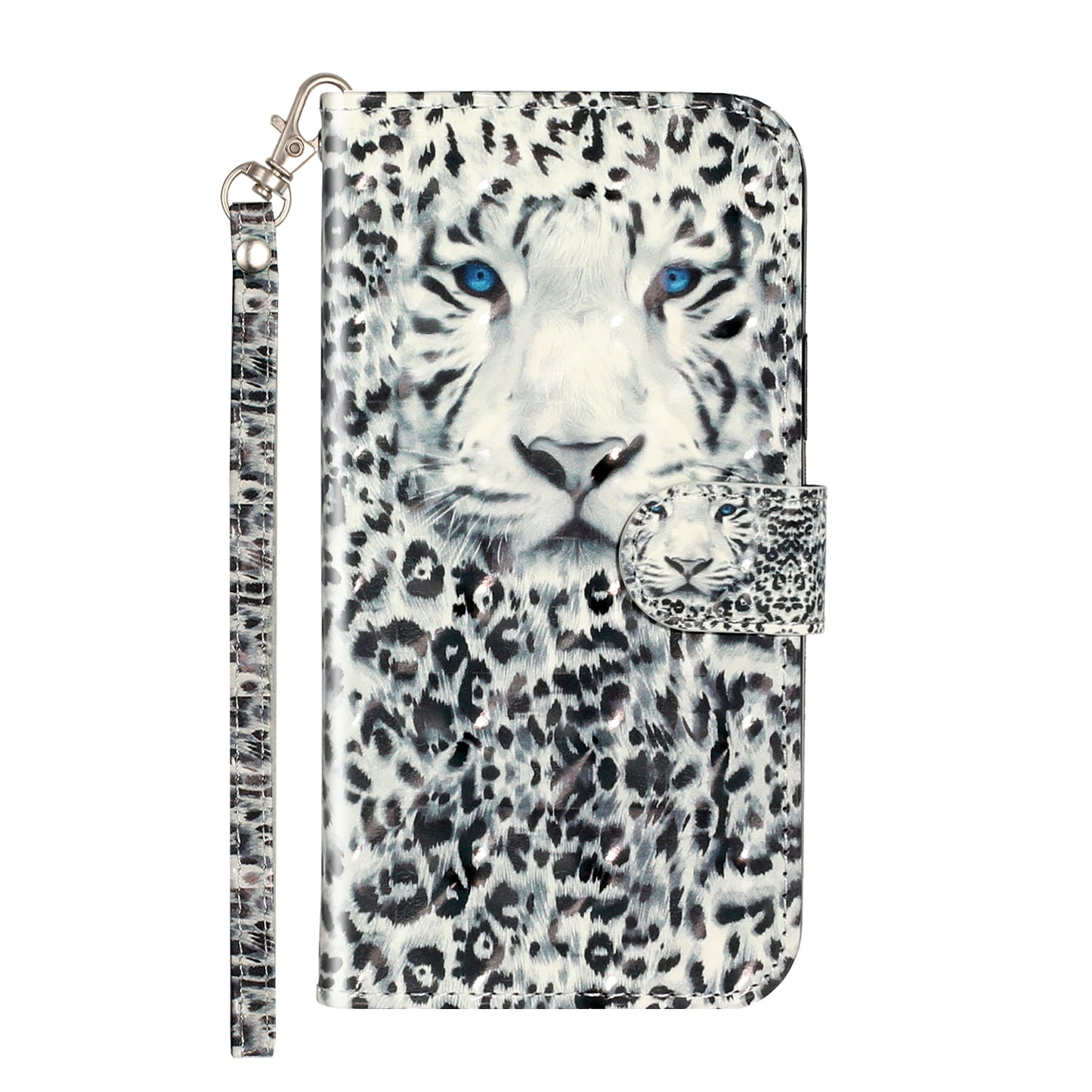 Light Spot Decor Patterned Embossed Leather Wallet Case for Apple iPhone 11 Pro Max 6.5 inch