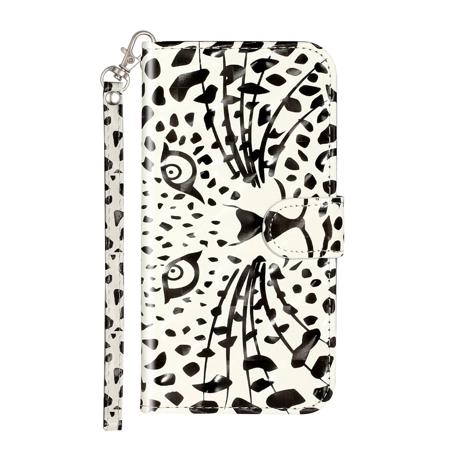 Light Spot Decor Patterned Embossed Leather Wallet Case for Apple iPhone 11 Pro Max 6.5 inch