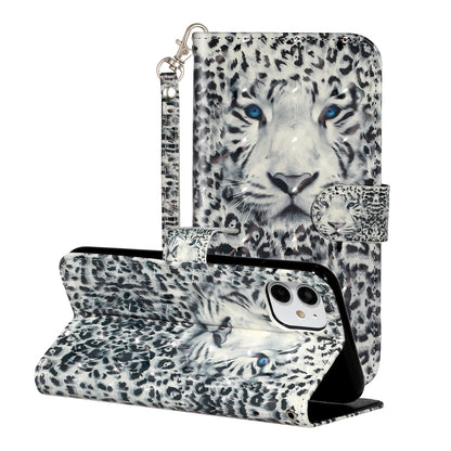 Light Spot Decor Embossed Pattern Leather Wallet Phone Case Shell for Apple iPhone 11 6.1 inch
