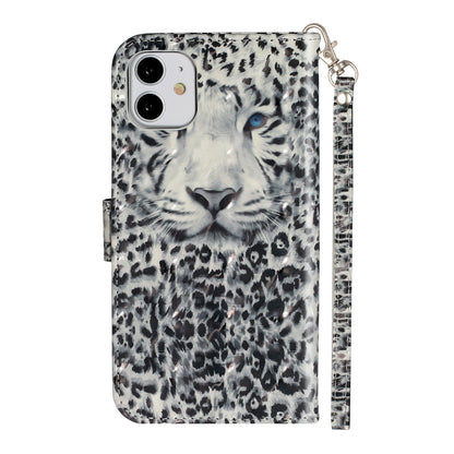 Light Spot Decor Embossed Pattern Leather Wallet Phone Case Shell for Apple iPhone 11 6.1 inch
