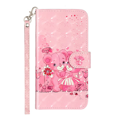 Light Spot Decor Pattern Printing Wallet Stand Leather Phone Case for iPhone X/XS 5.8 inch