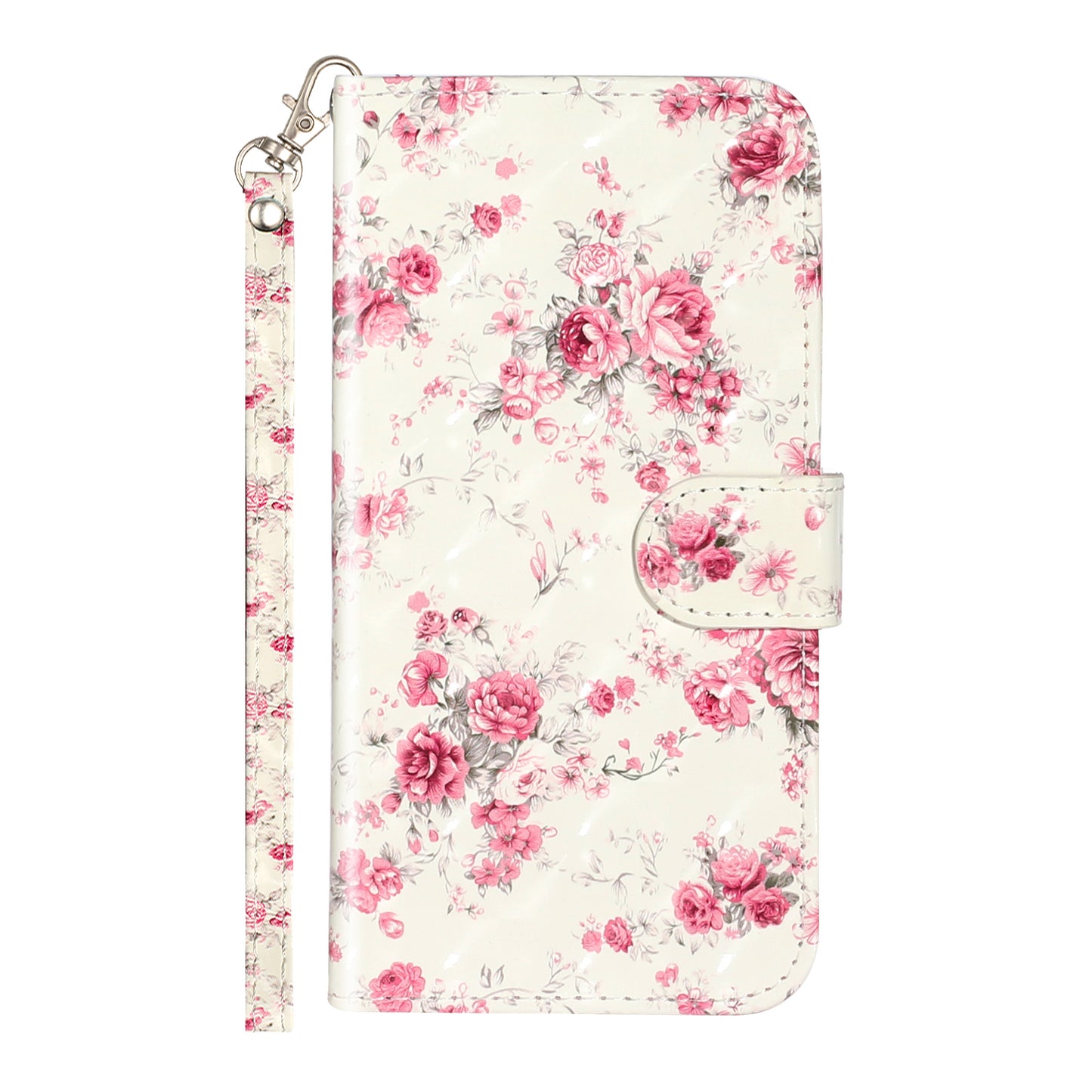 Light Spot Decor Pattern Printing Wallet Stand Leather Phone Case for iPhone X/XS 5.8 inch