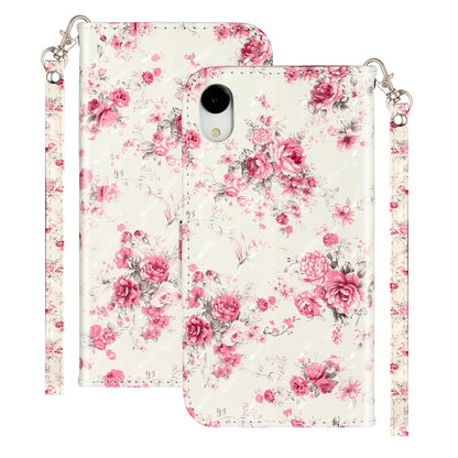 Light Spot Decor Pattern Printing Wallet Stand Leather Phone Shell for iPhone XR 6.1 inch