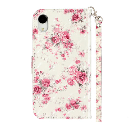 Light Spot Decor Pattern Printing Wallet Stand Leather Phone Shell for iPhone XR 6.1 inch