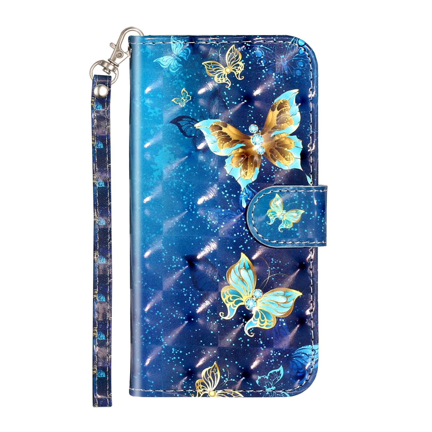 Light Spot Decor Pattern Printing Wallet Stand Flip Leather Case for iPhone 7/8/SE (2020)/SE (2022)