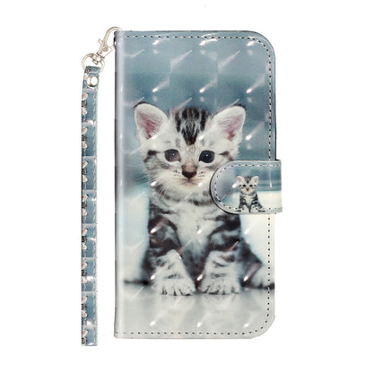 Light Spot Decor Pattern Printing Wallet Stand Flip Leather Case for iPhone 7/8/SE (2020)/SE (2022)