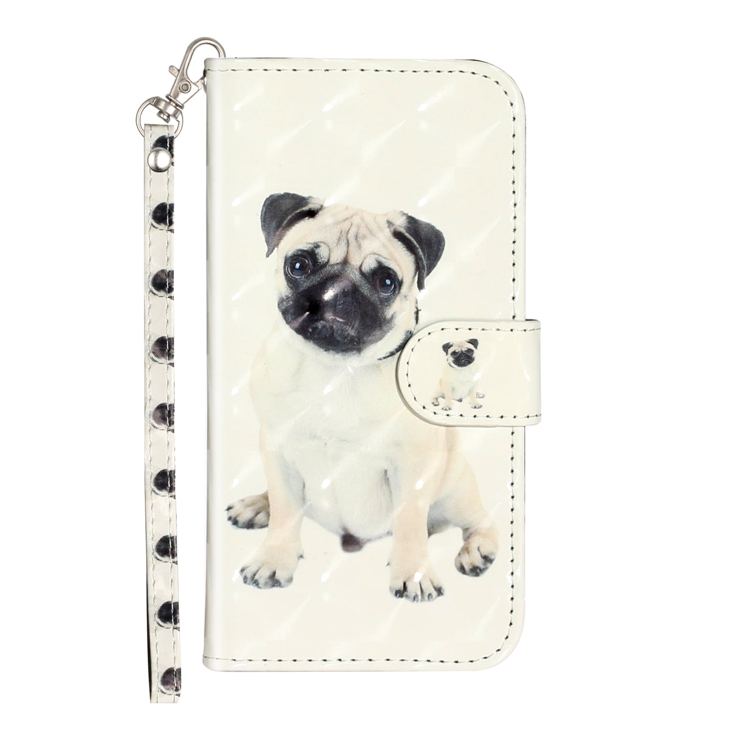 Light Spot Decor Pattern Printing Wallet Stand Flip Leather Case for iPhone 7/8/SE (2020)/SE (2022)