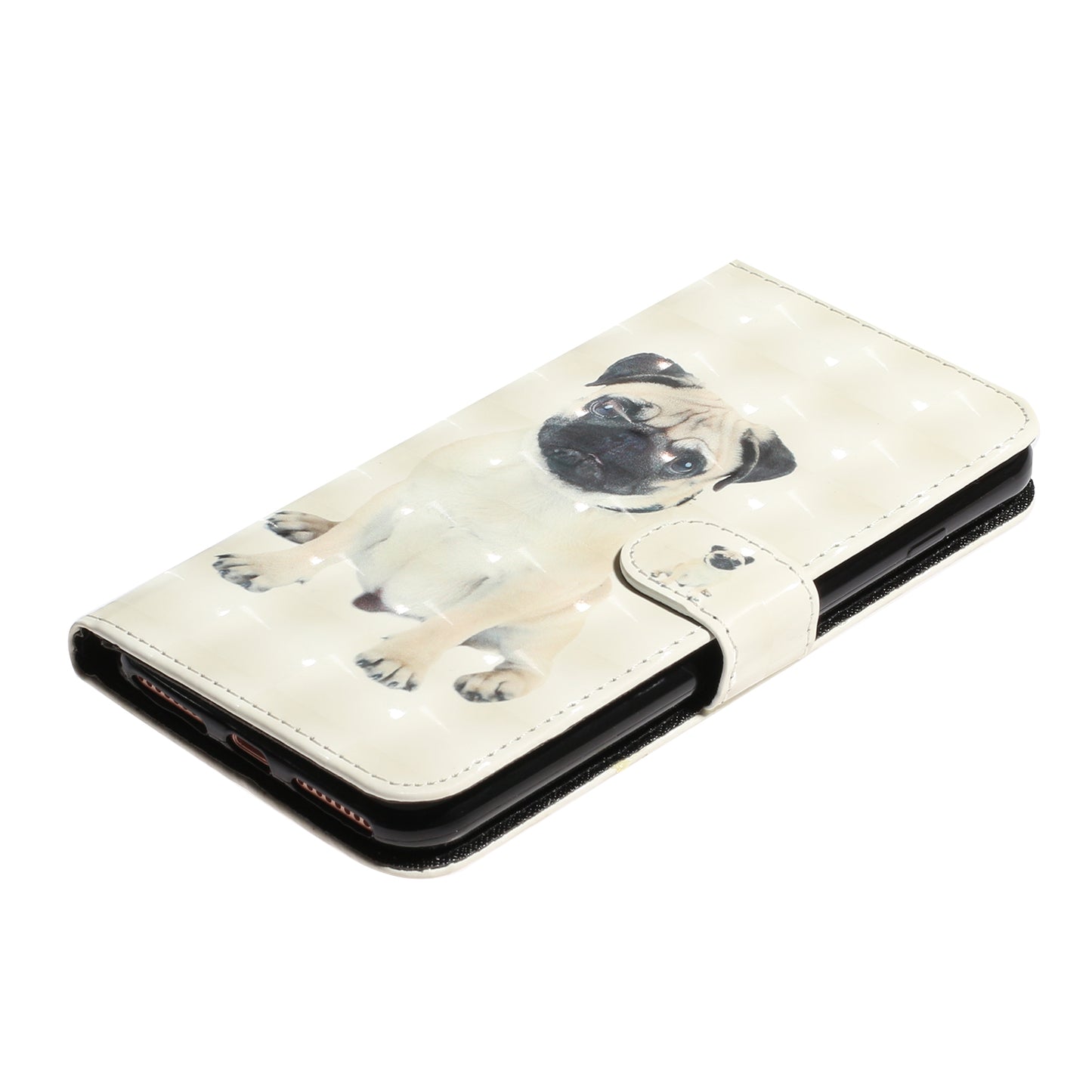Light Spot Decor Pattern Printing Wallet Stand Flip Leather Case for iPhone 7/8/SE (2020)/SE (2022)
