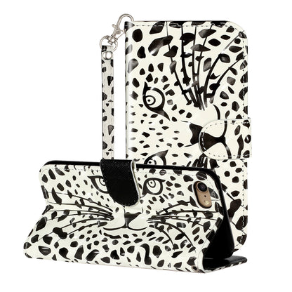 Light Spot Decor Pattern Printing Wallet Stand Flip Leather Case for iPhone 7/8/SE (2020)/SE (2022)