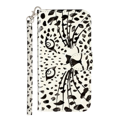 Light Spot Decor Pattern Printing Wallet Stand Flip Leather Case for iPhone 7/8/SE (2020)/SE (2022)