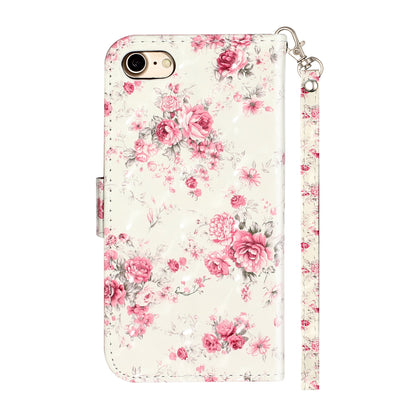 Light Spot Decor Pattern Printing Wallet Stand Flip Leather Case for iPhone 7/8/SE (2020)/SE (2022)