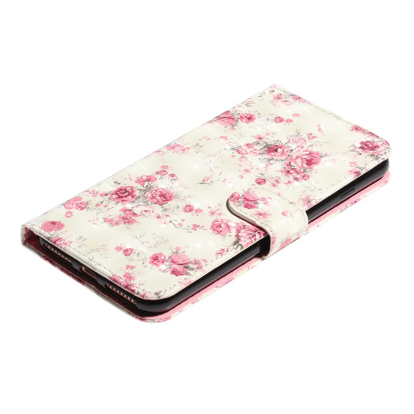 Light Spot Decor Pattern Printing Wallet Stand Flip Leather Case for iPhone 7/8/SE (2020)/SE (2022)