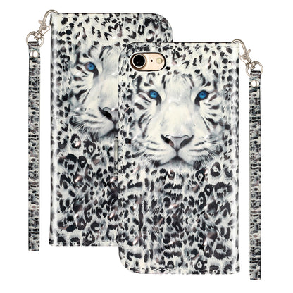Light Spot Decor Pattern Printing Wallet Stand Flip Leather Case for iPhone 7/8/SE (2020)/SE (2022)