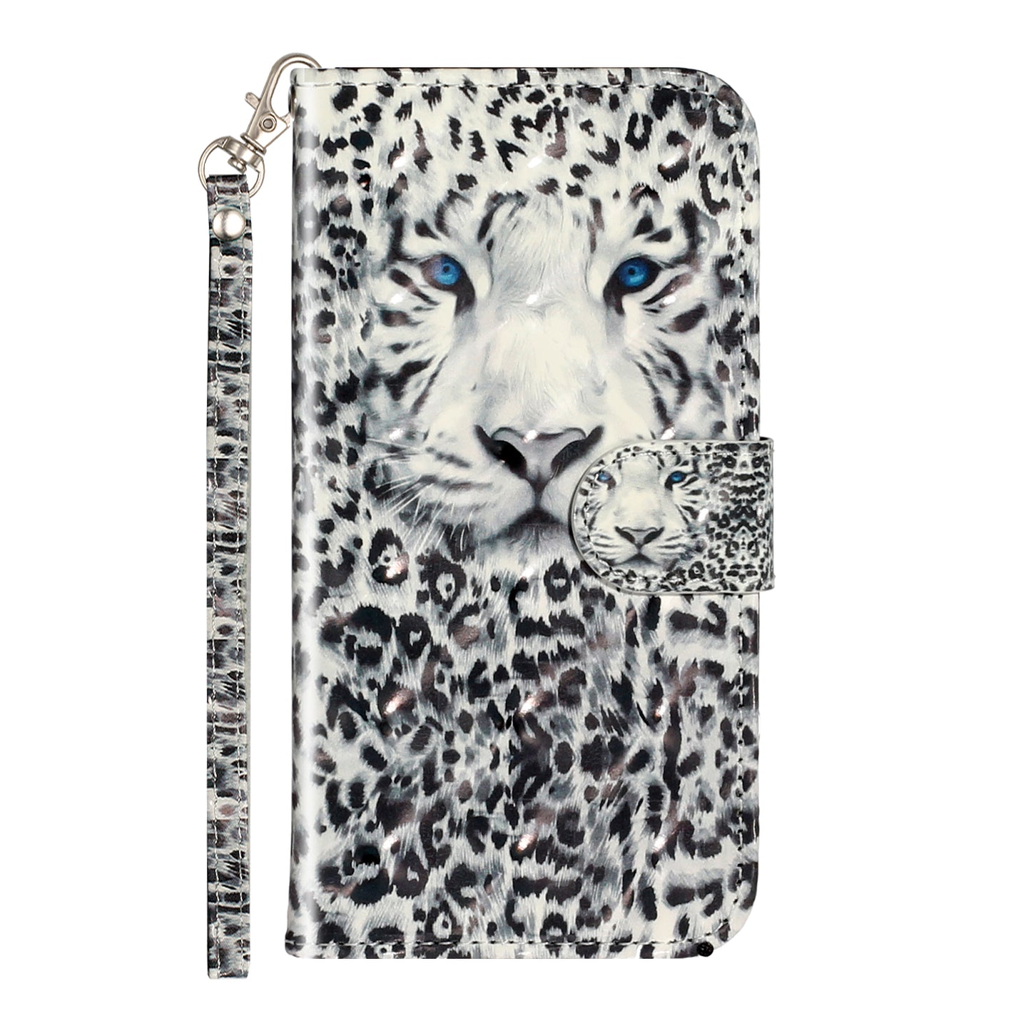 Light Spot Decor Pattern Printing Wallet Stand Flip Leather Case for iPhone 7/8/SE (2020)/SE (2022)